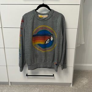 AVIATOR NATION GREY CREWNECK